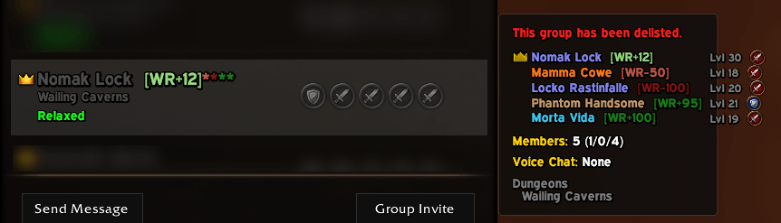 Showing the LFG window additions