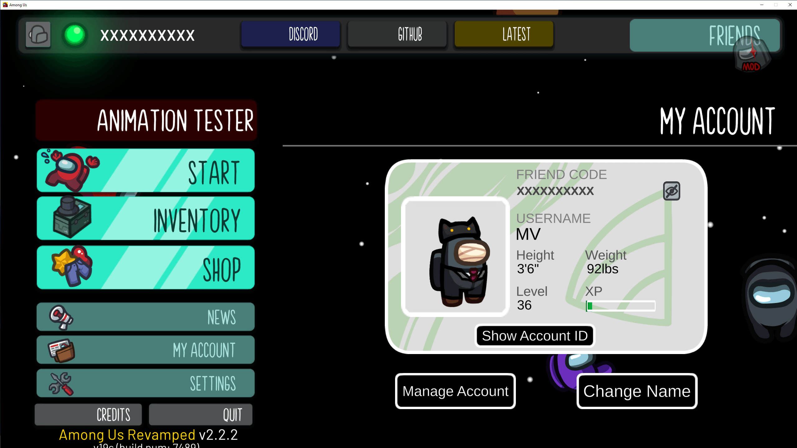 Main Menu