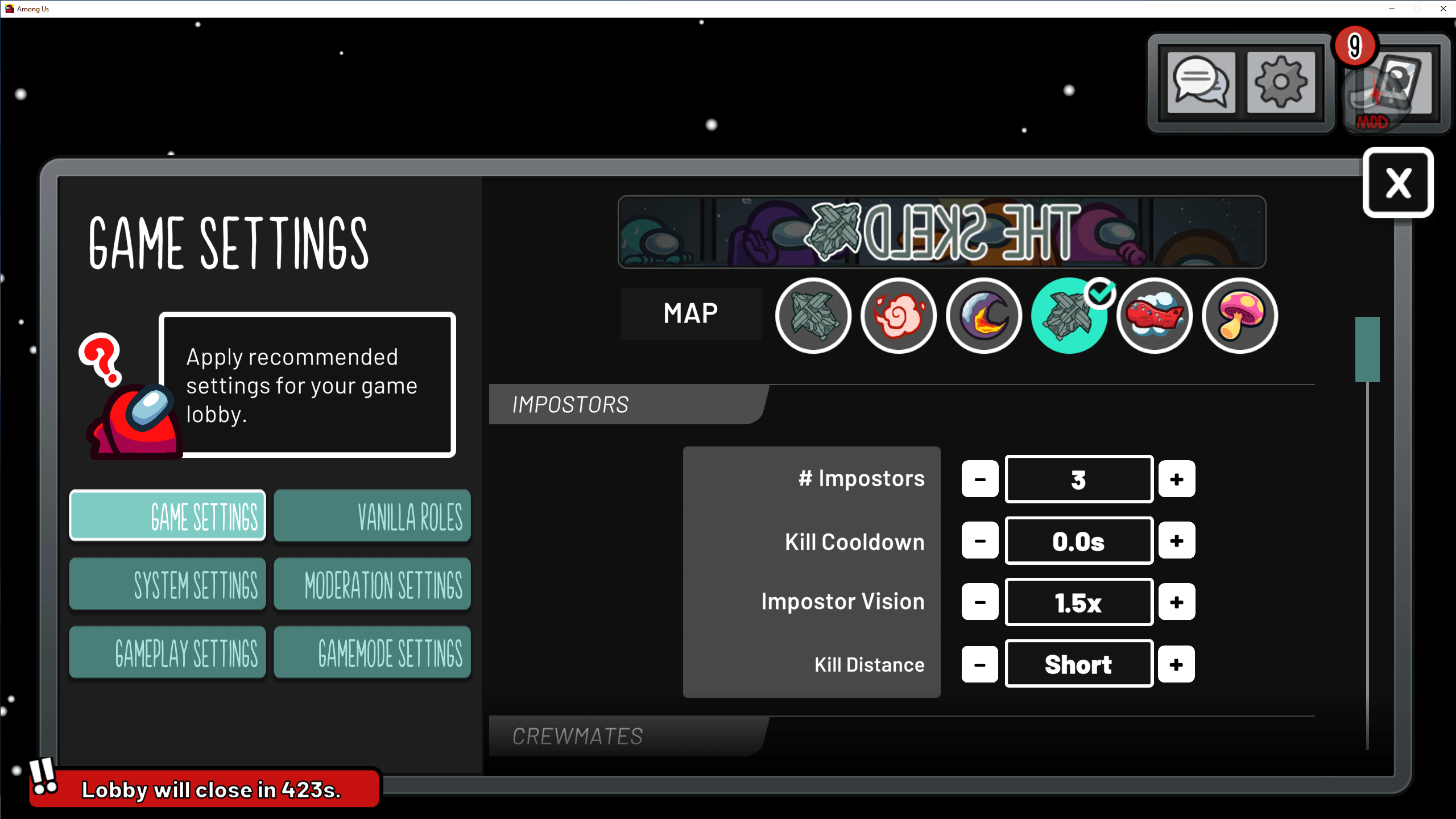 Host Settings