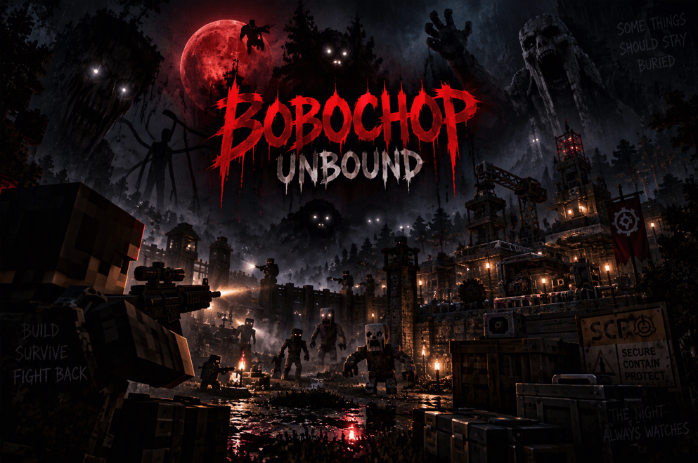 Thumbnail When night falls, the hunt begins. Face SCP anomalies, creepypasta creatures, and unimaginable horrors while building industrial strongholds and arming yourself with powerful TACZ weaponry to fight back against the darkness.