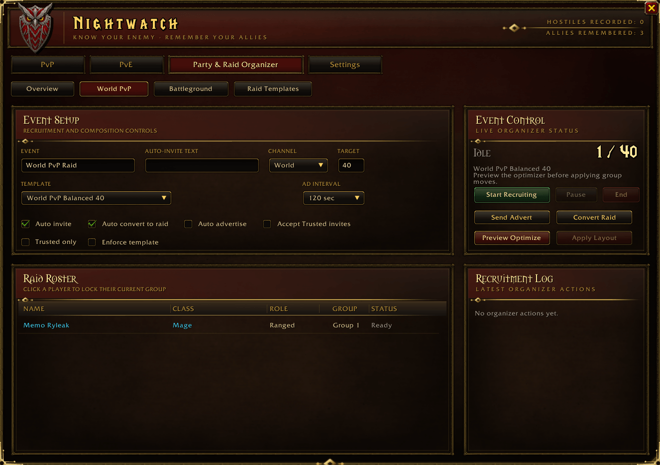 World PvP for Horde