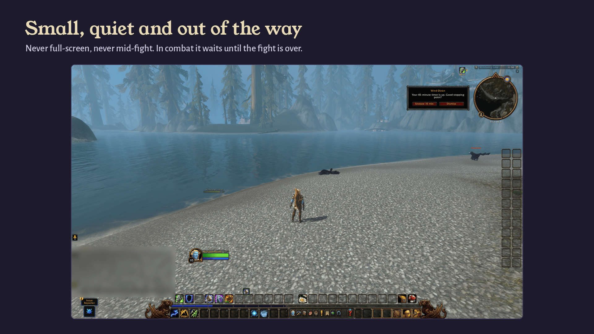 Small, quiet and out of the way