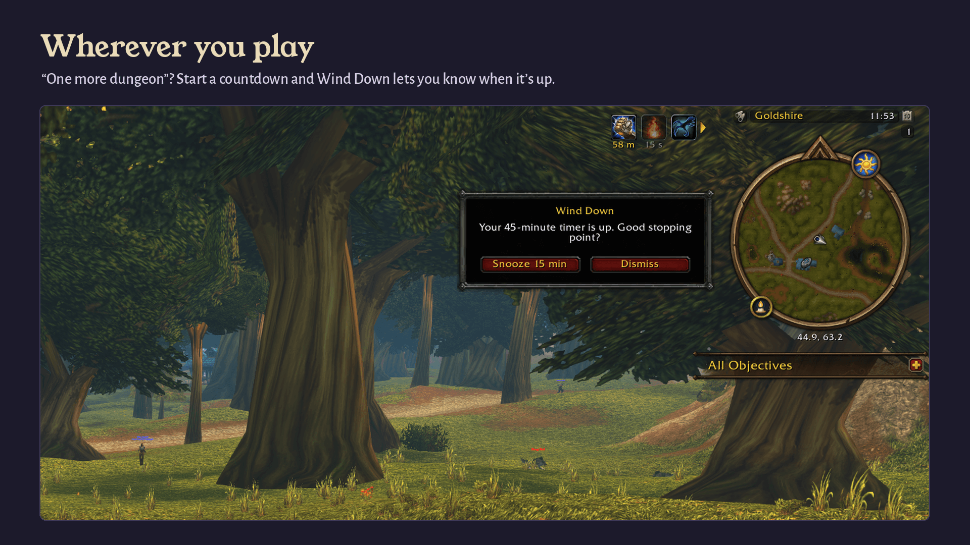 Start a countdown for one more dungeon