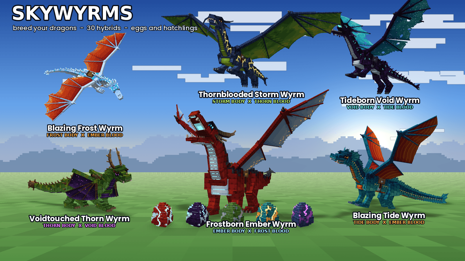 Skywyrms - hybrids and eggs