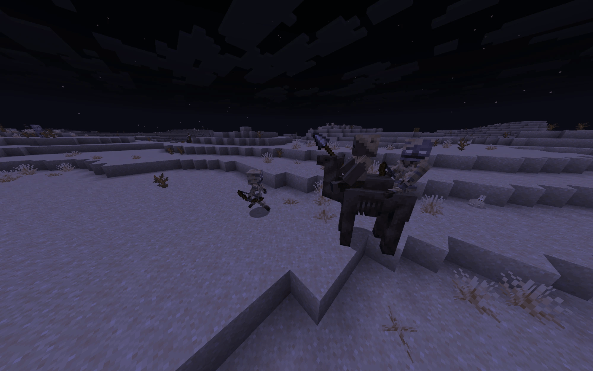 Thumbnail Parched and zombie horse jockeys with spears (1.21.11).