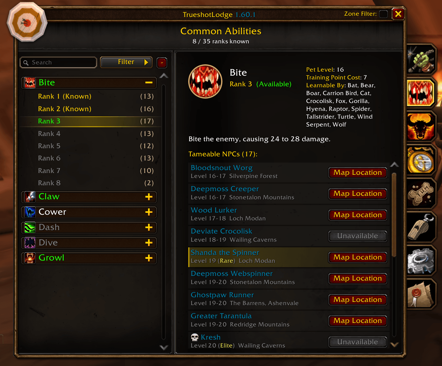 Common Abilities
