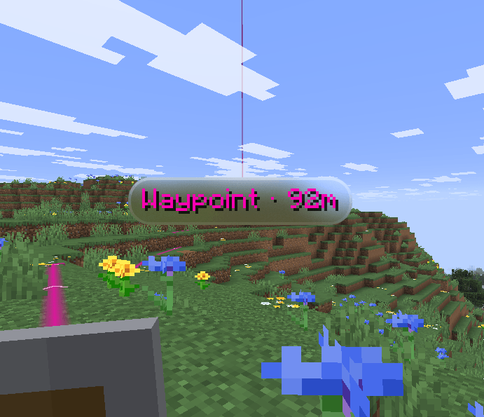 Thumbnail Create waypoints to navigate trough the world! You can even automaticaly create one where you die