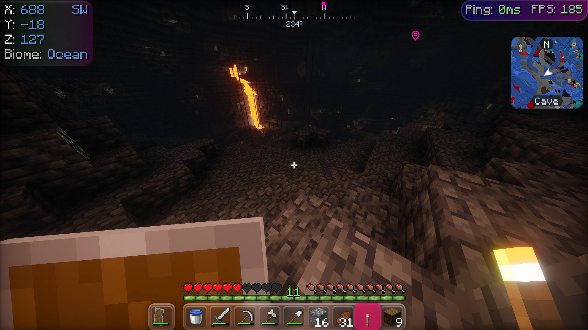 Thumbnail No need to place down torches for them to light the surrounding up any more! It works without shaders too!!
