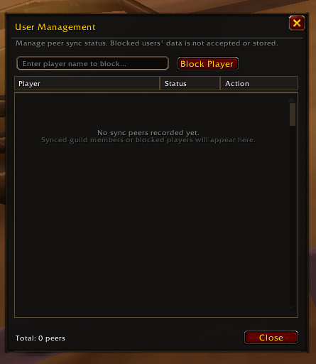 Thumbnail Restrict receiving sync data from specific guild members.