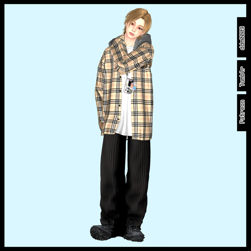 C / Y2K Flip Phone Neck Strap M [10 Swatches] - The Sims 4 Create a Sim ...