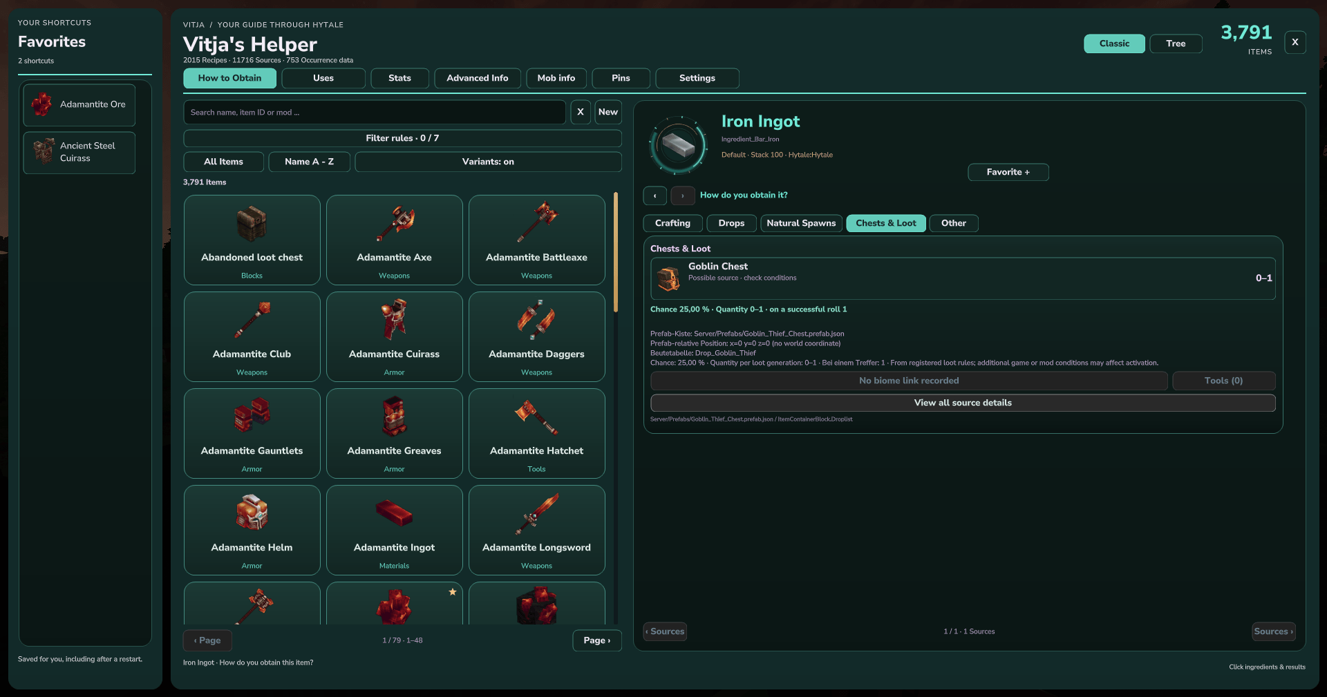 Chests and loot chances