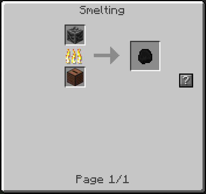 NEI Smelting Recipe