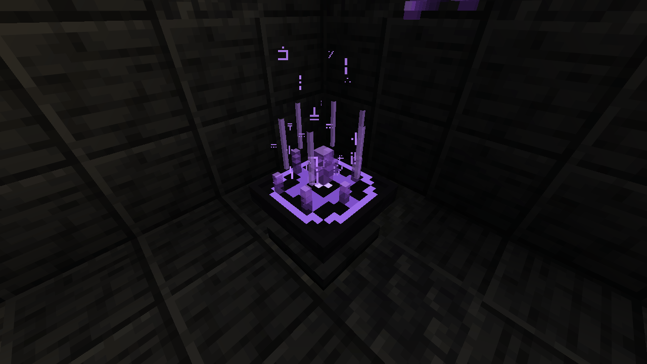 Thumbnail The heart floats between light columns while glowing glyphs stream into it.