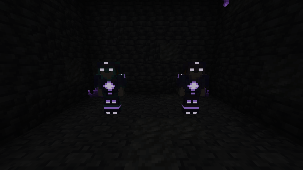 Thumbnail In total darkness only the eye slits and the chest gems glow.