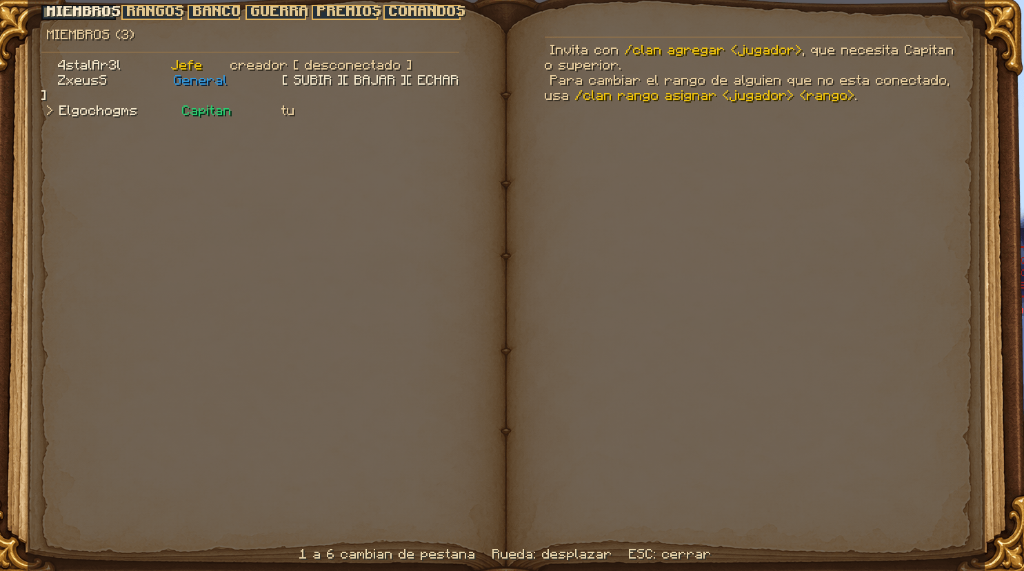Clan members / Miembros del clan
