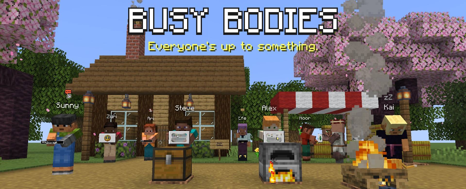 Busy Bodies: everyone's up to something