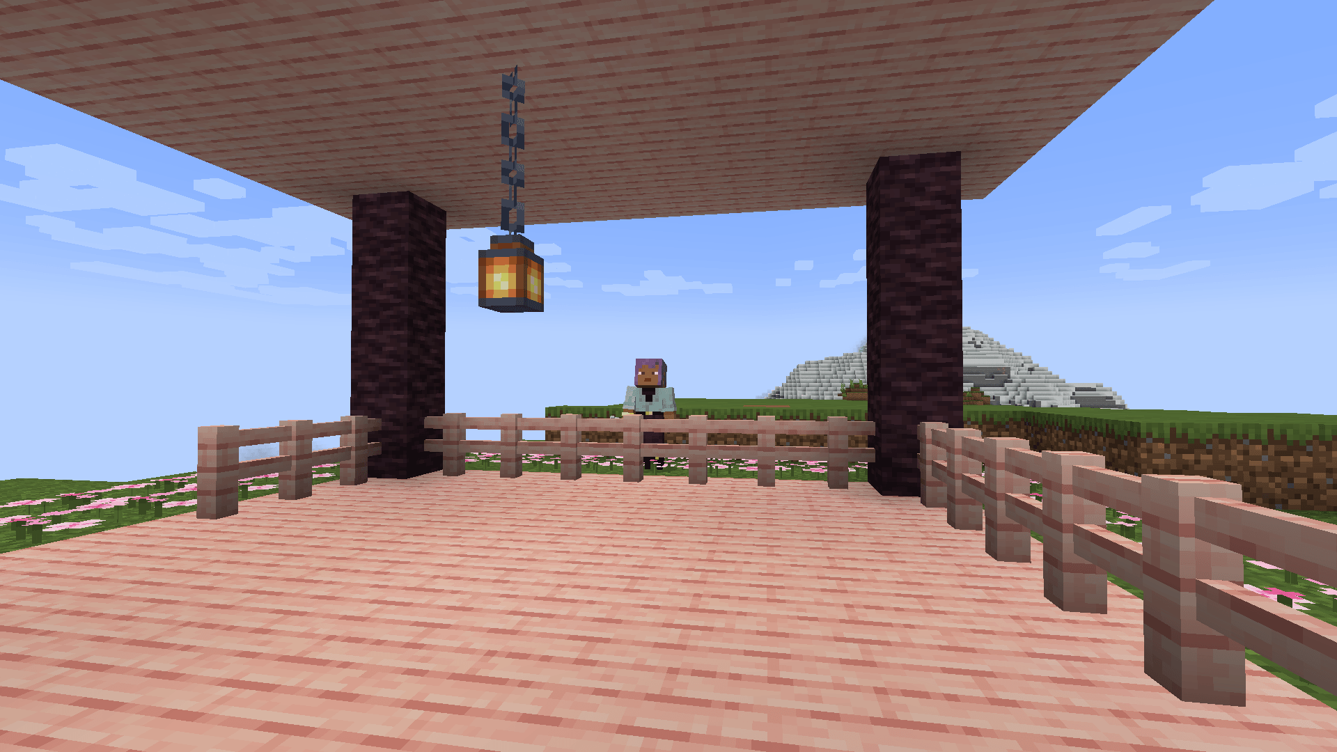 A screenshot Claude took from inside the gazebo