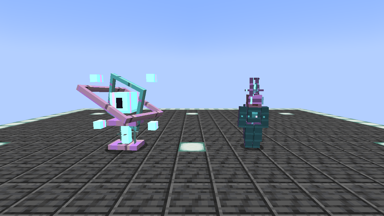 Thumbnail Original creature and NPC models rendered in Minecraft.