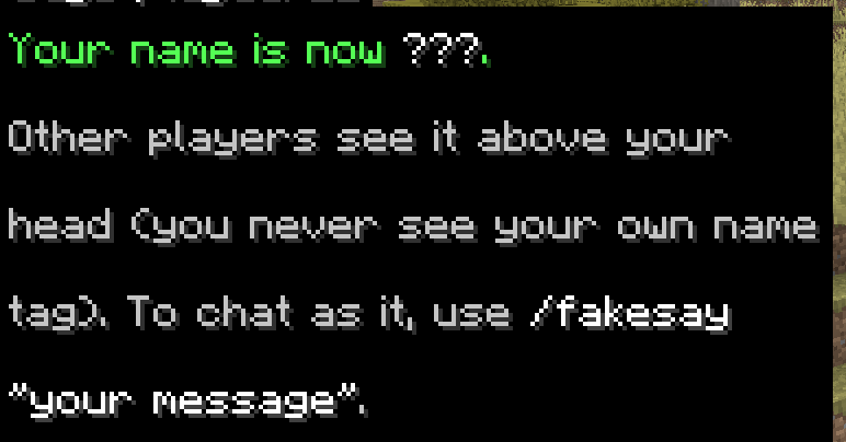 FakeNameCommand — screenshot 1