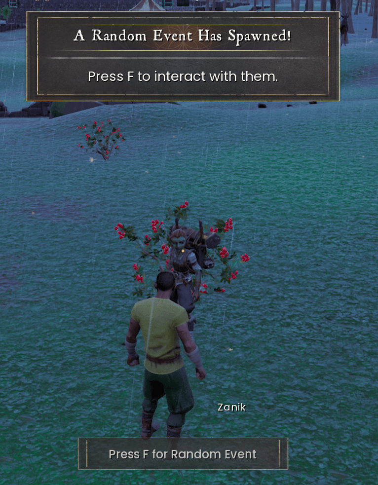 Zanik Random Event for 100 Random Runes