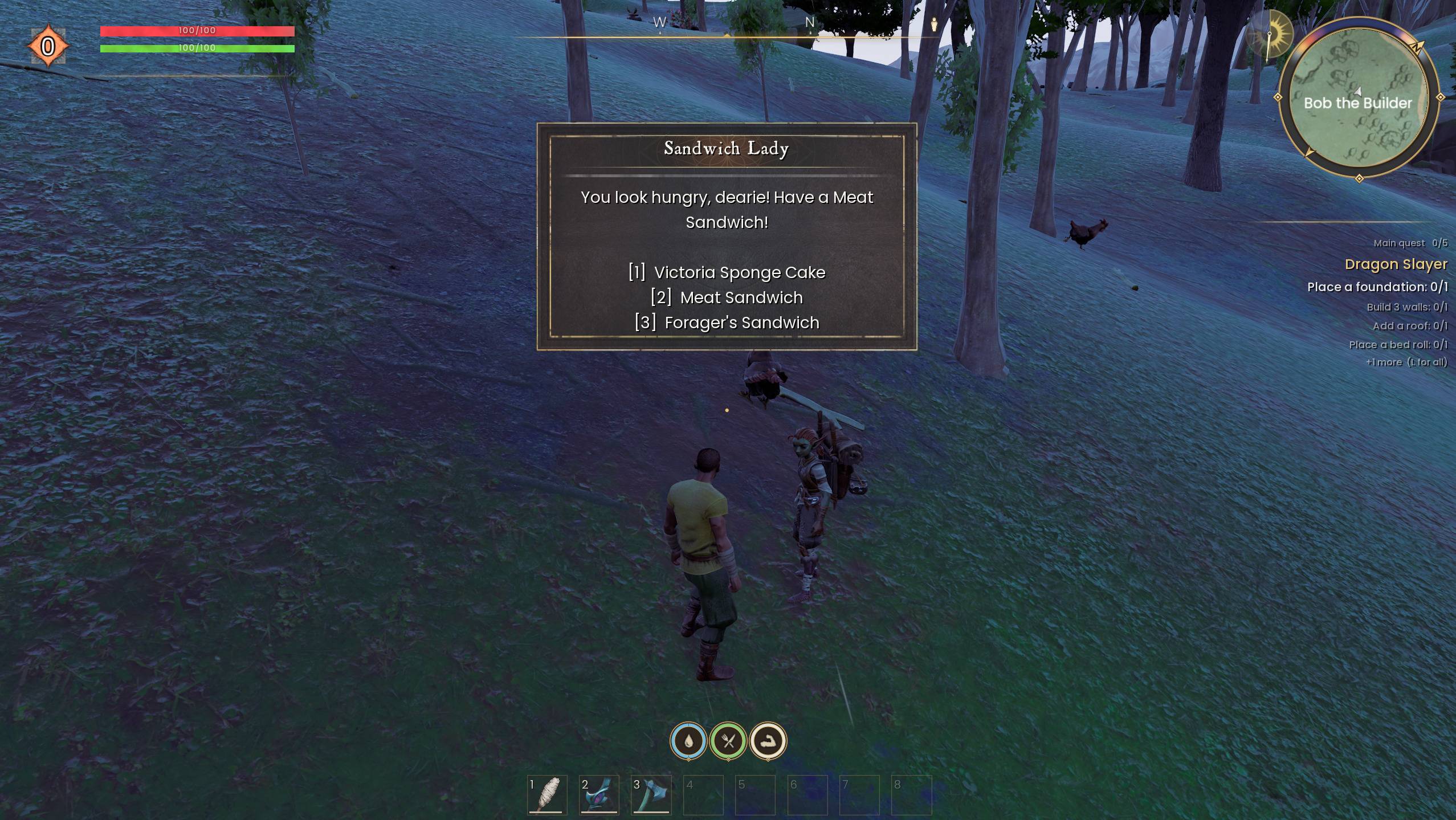 Sandwich Lady Random Event