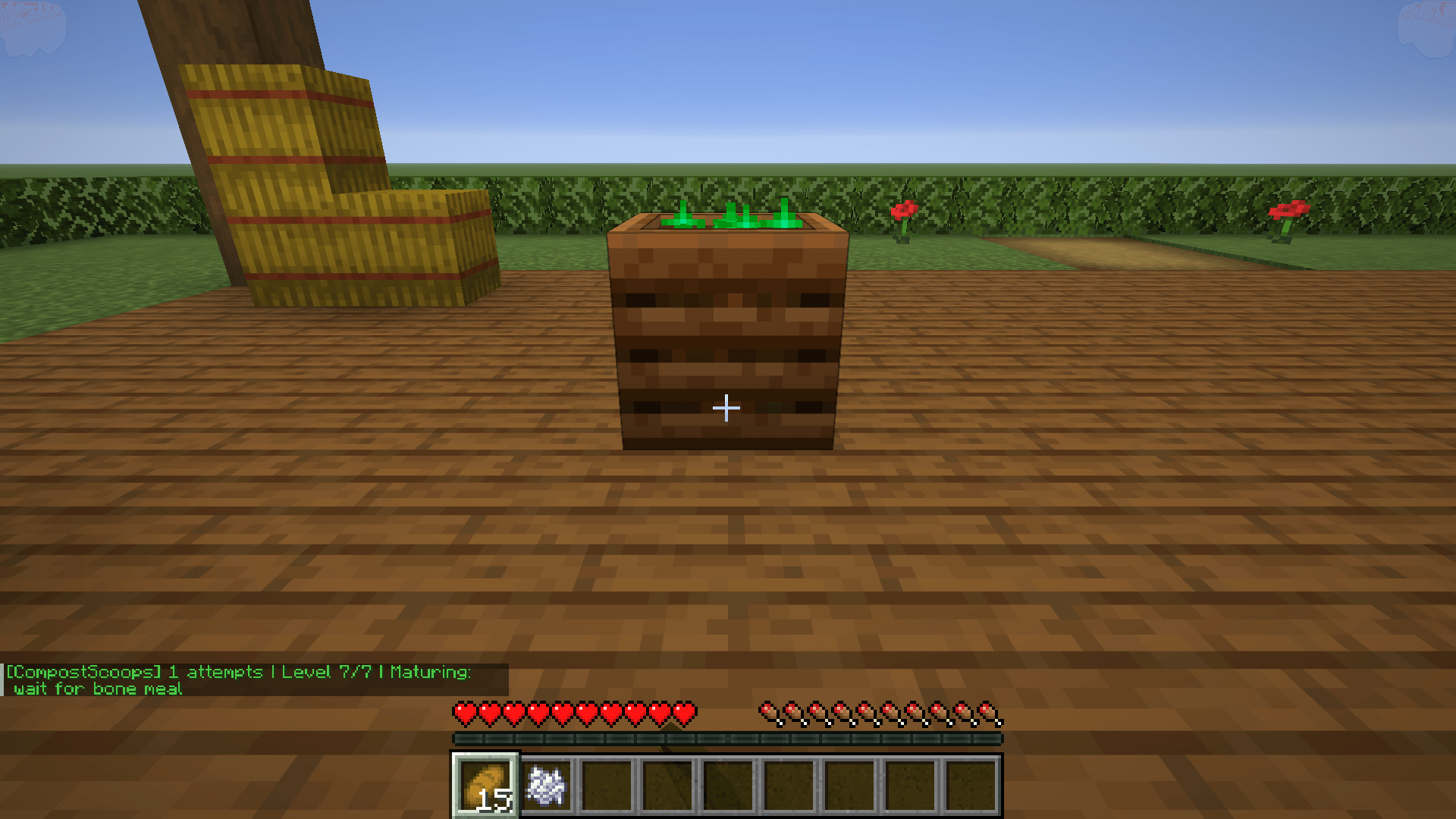Thumbnail One bread takes level 6 to 7. Fifteen bread remain.