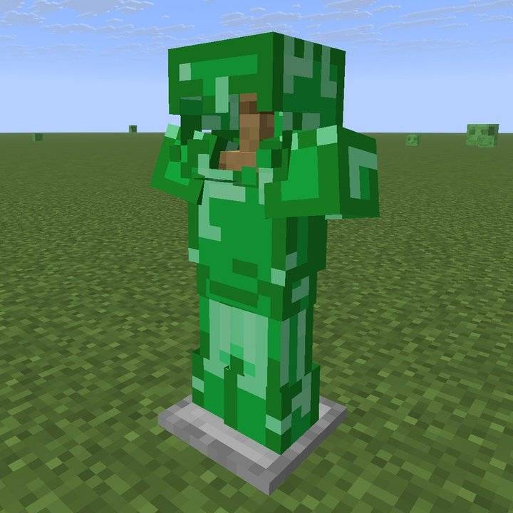 Thumbnail Emerald Block Armor (side)