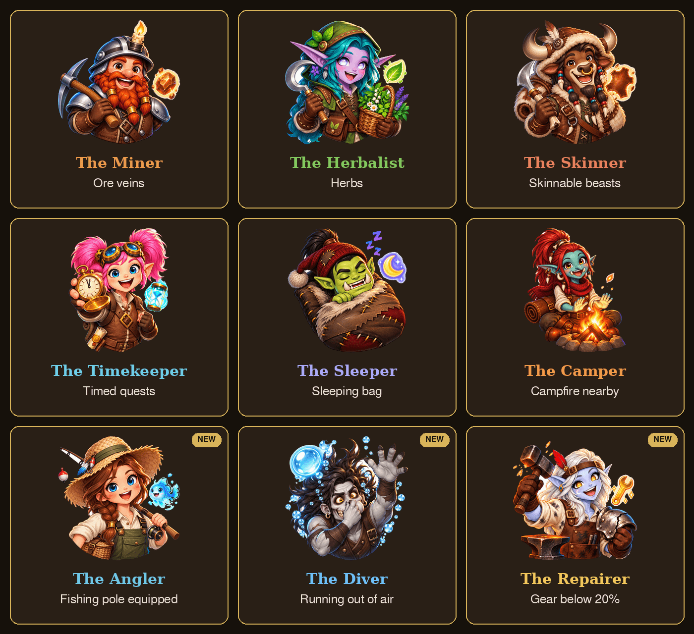 9 mascots