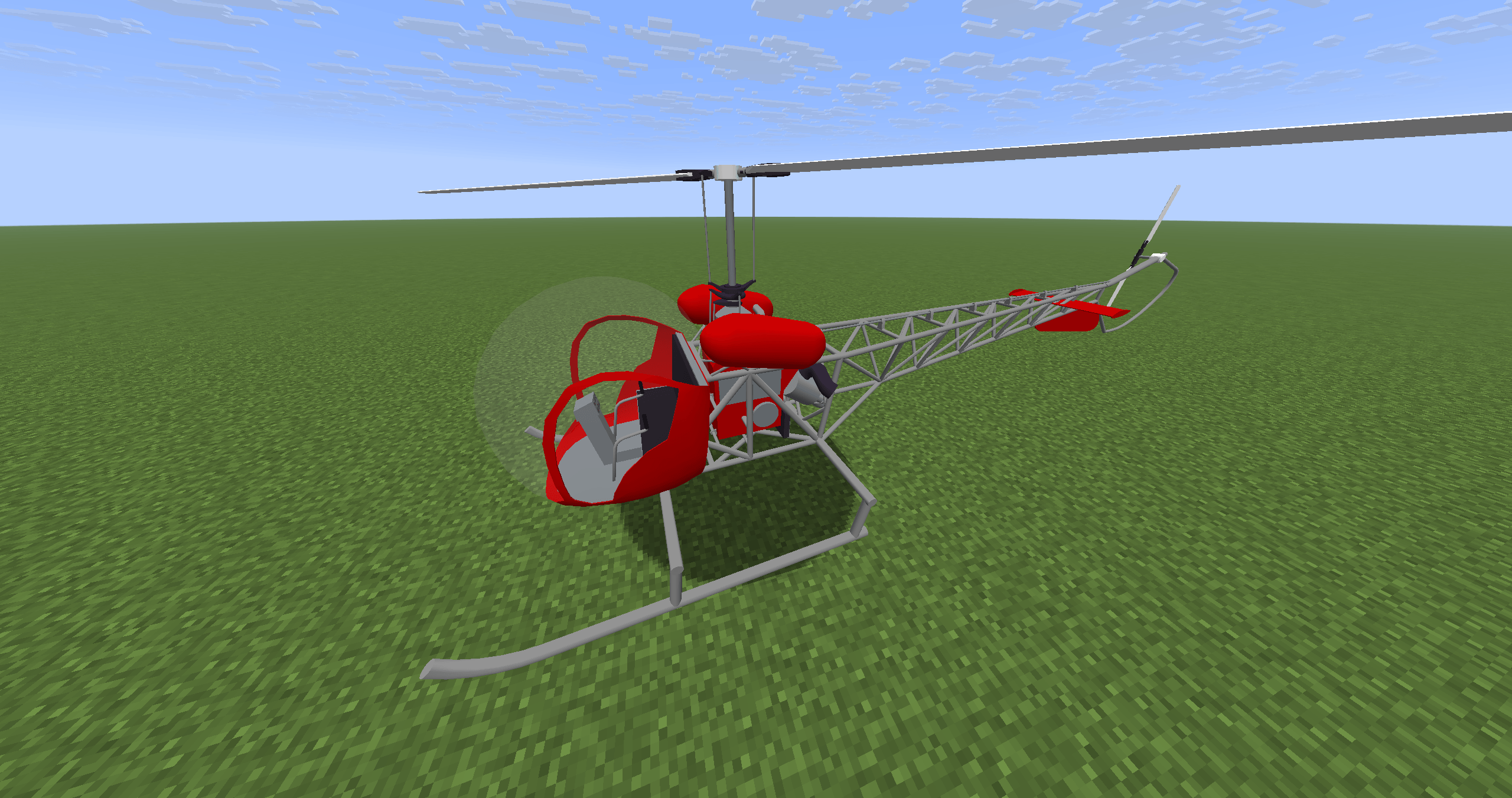 Thumbnail A two-seat helicopter for survival exploration and transport.