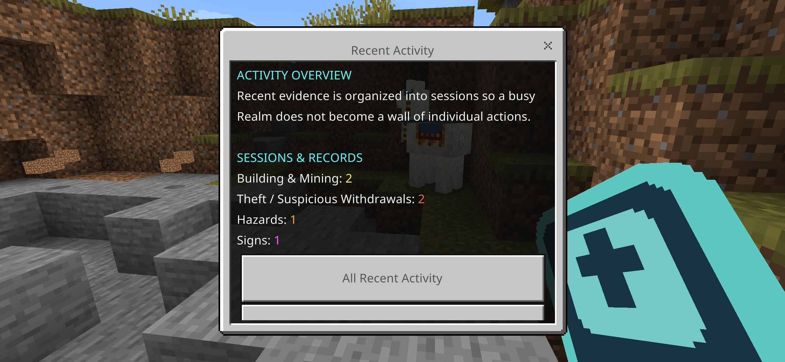 The most important Menu of the Tracez