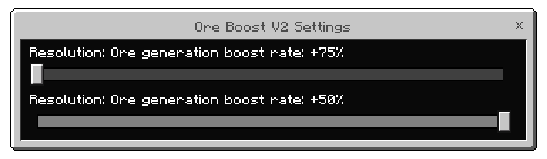 Ore Boost V2 — Minecraft Bedrock addon, screenshot 3