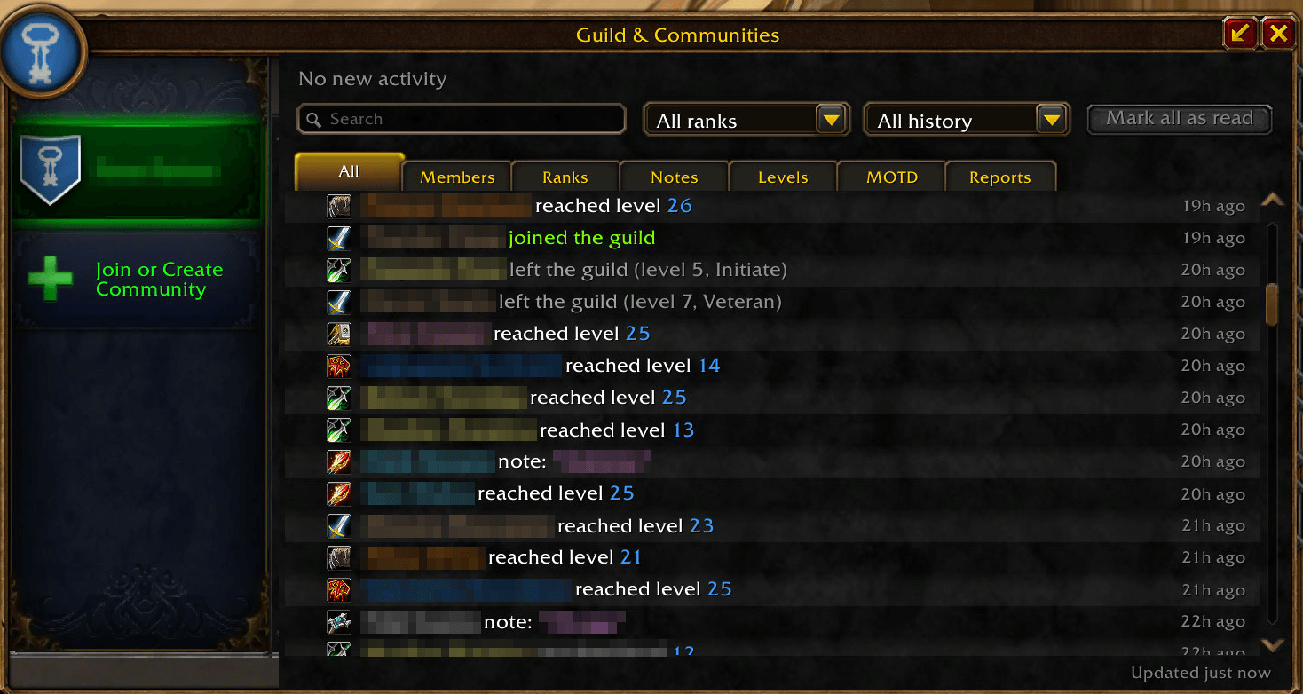 Guild Panel