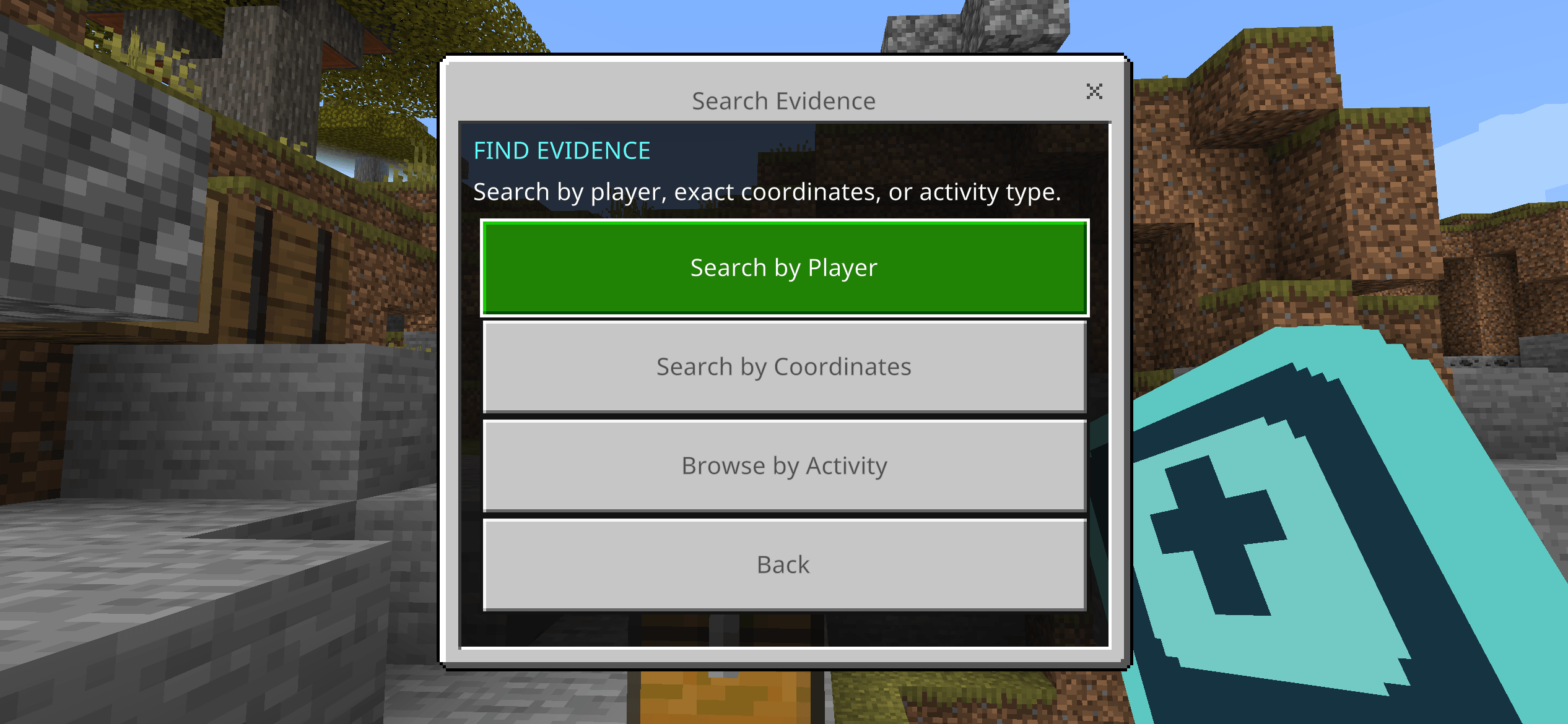 Thumbnail Wanna search a player instead of going through the main activity page? Simple as that! Type their name.
Need to search cords? Easy! Type in the cords, a list of activity shows for that area.
Wanna just look at a specific activity group? Simply click one