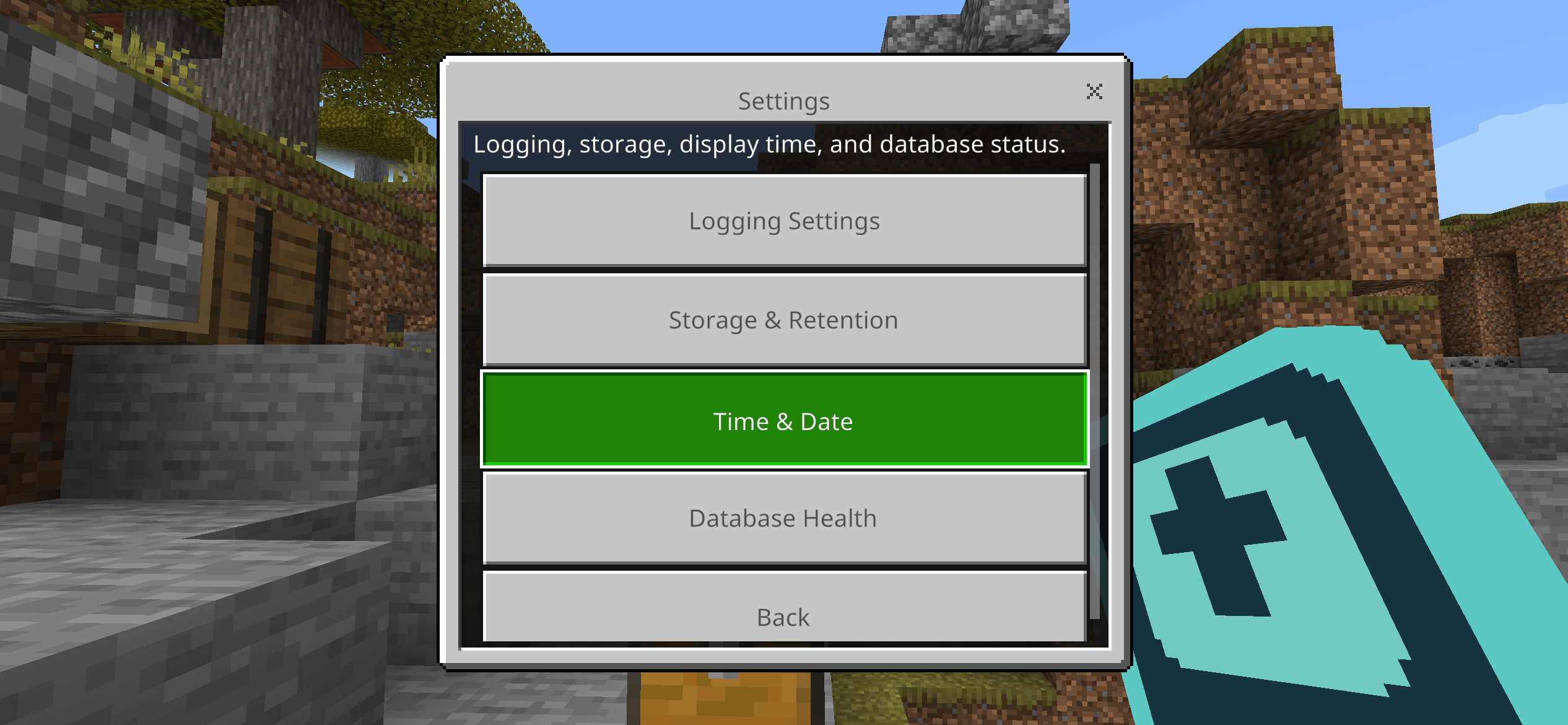 Thumbnail Here you can manage all your storage, when it gets deleted, or manually delete all at once, set by days or file limits. Set your time zone, and check the health of the activity logs. Choose what gets logged or not!