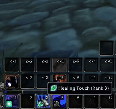Reference the spellslots to your forms, stance, etc. in the spellbook.