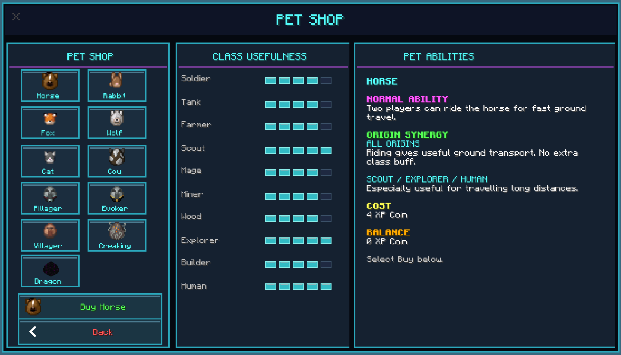 Pet Shop UI