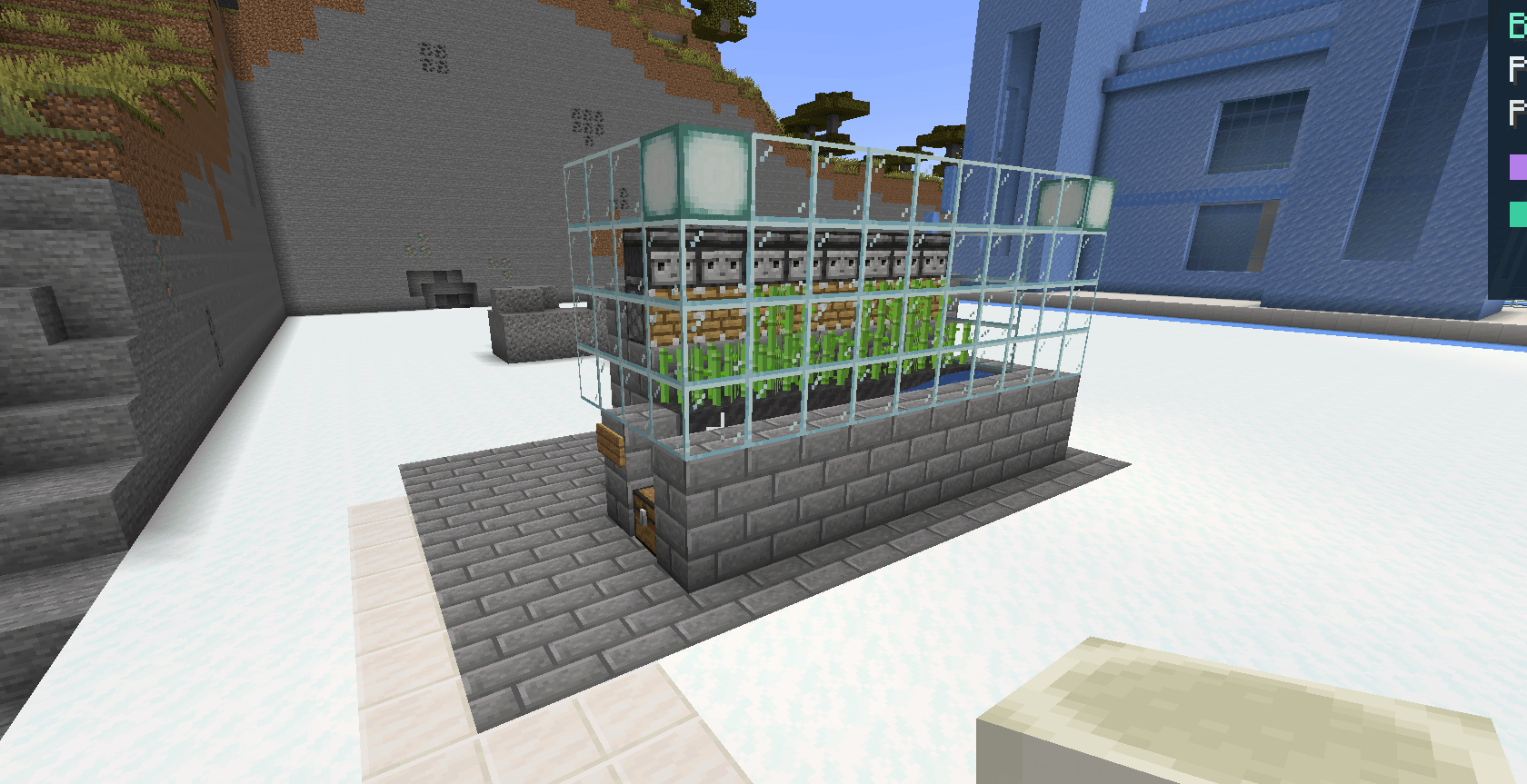 BuildAI demonstrating it's redstone capabilities. It has displayed competence and I have worked towards bolstering it's redstone savviness with a built in handbook as well as a redstone code/language to refer back to during builds.