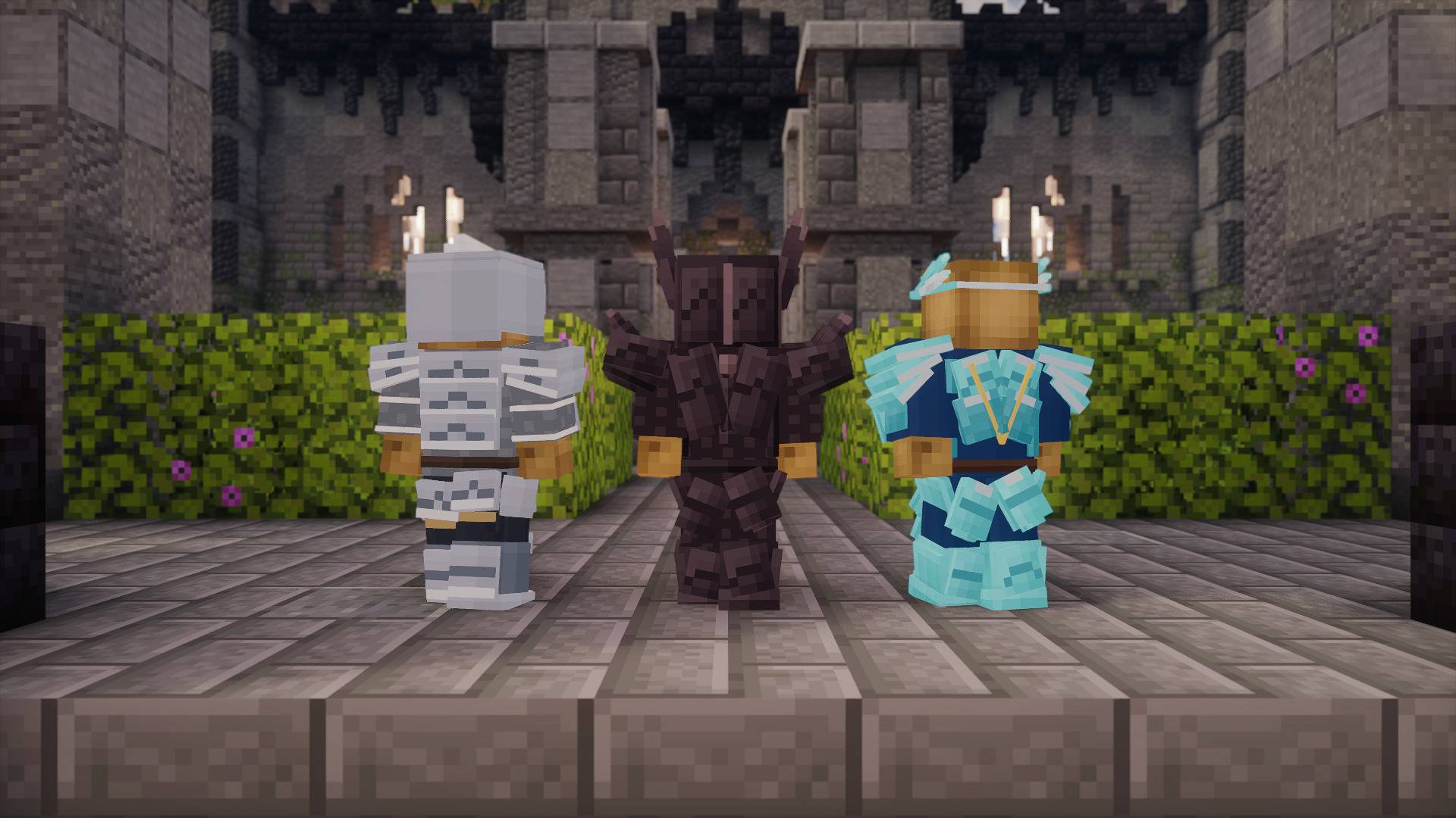 Thumbnail Real in-game screenshot. Minecraft Java 26.3 with Photon shaders. Map: The Palace of the Ancients by Bambusz. Shaders and map are separate downloads.