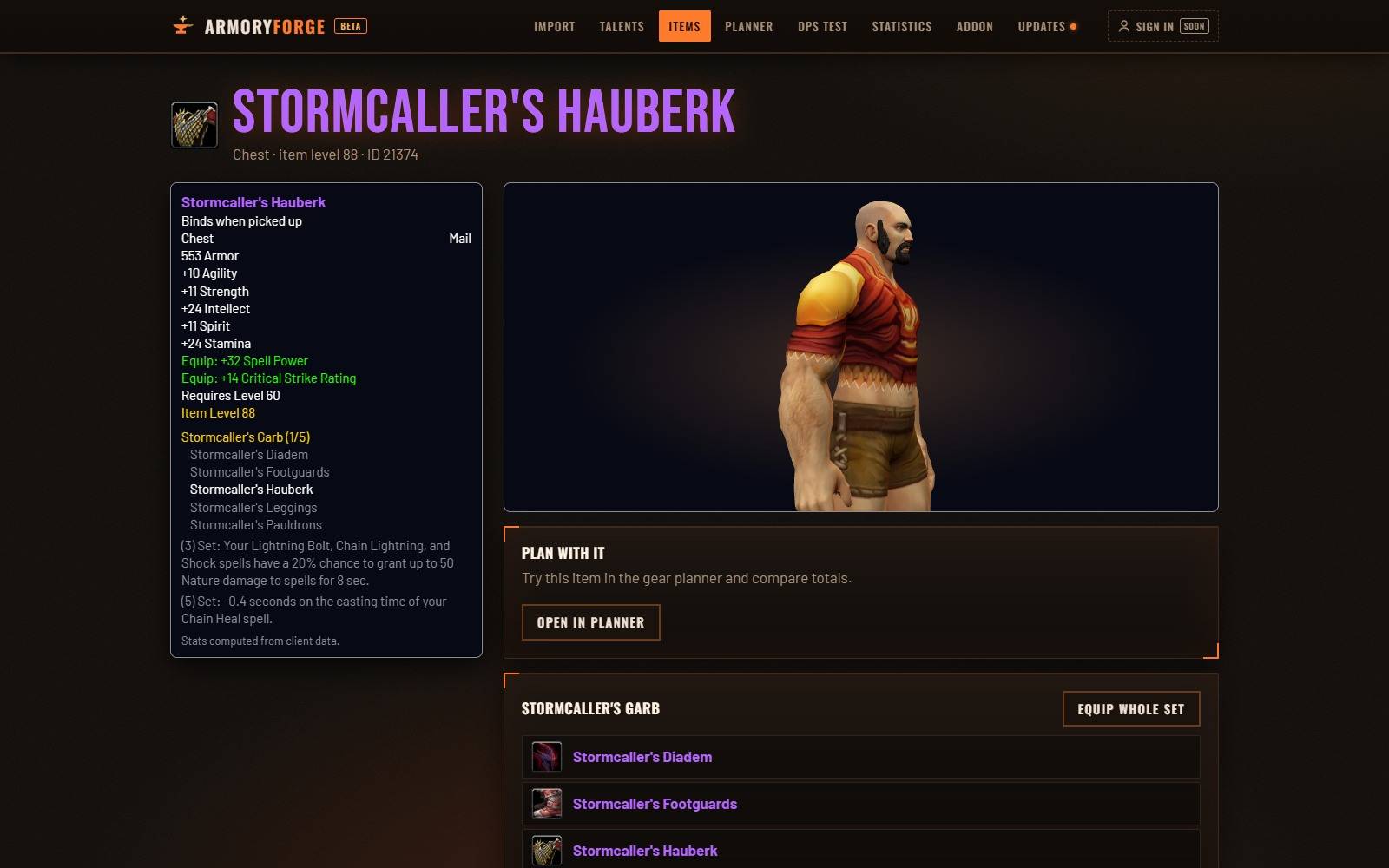 Item pages with 3D models