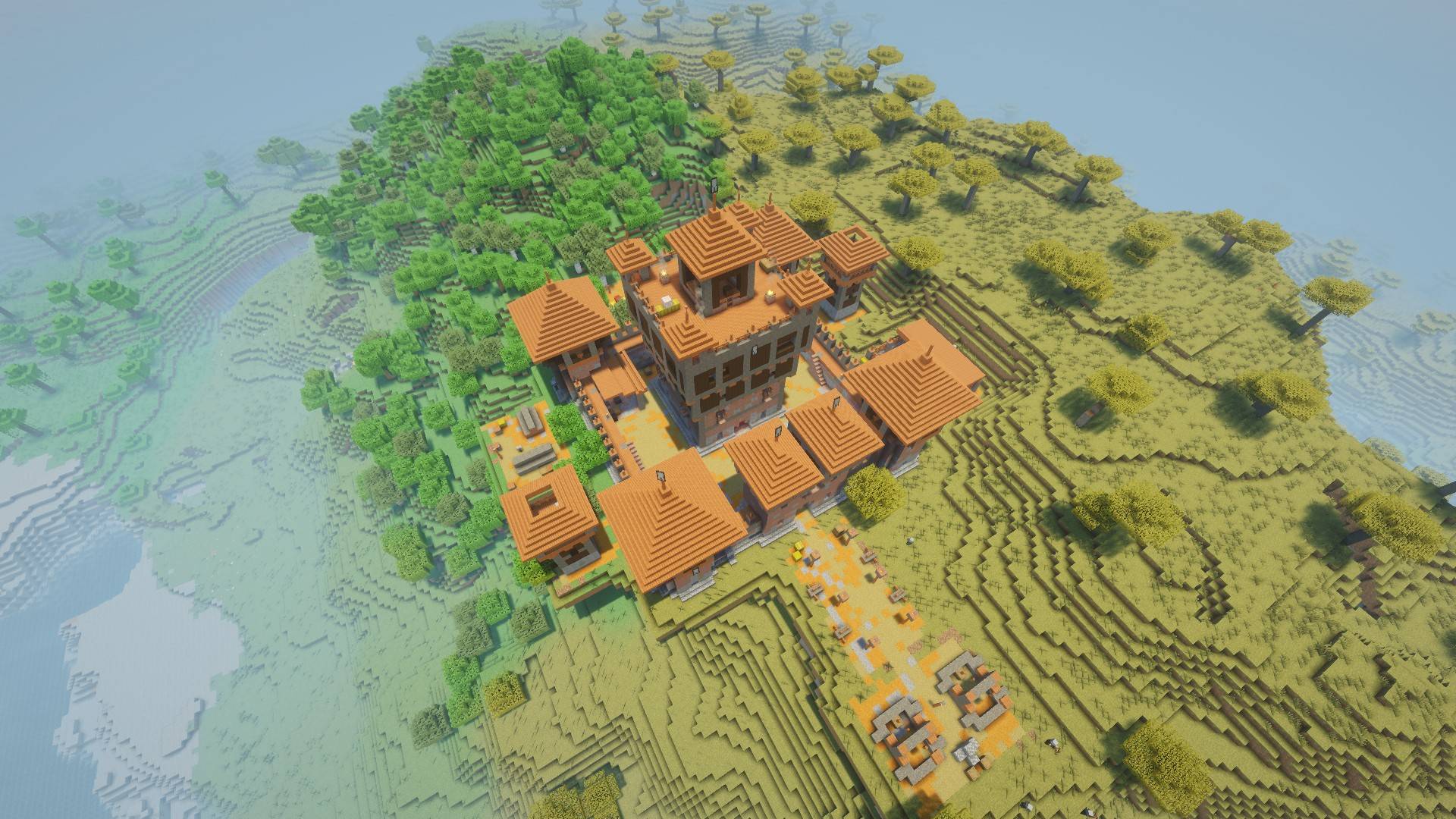Savanna from above