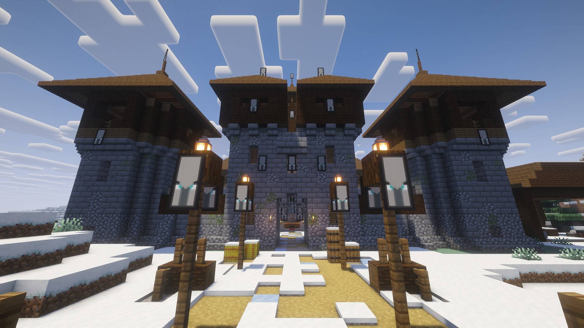 Thumbnail The road into a snowy outpost.