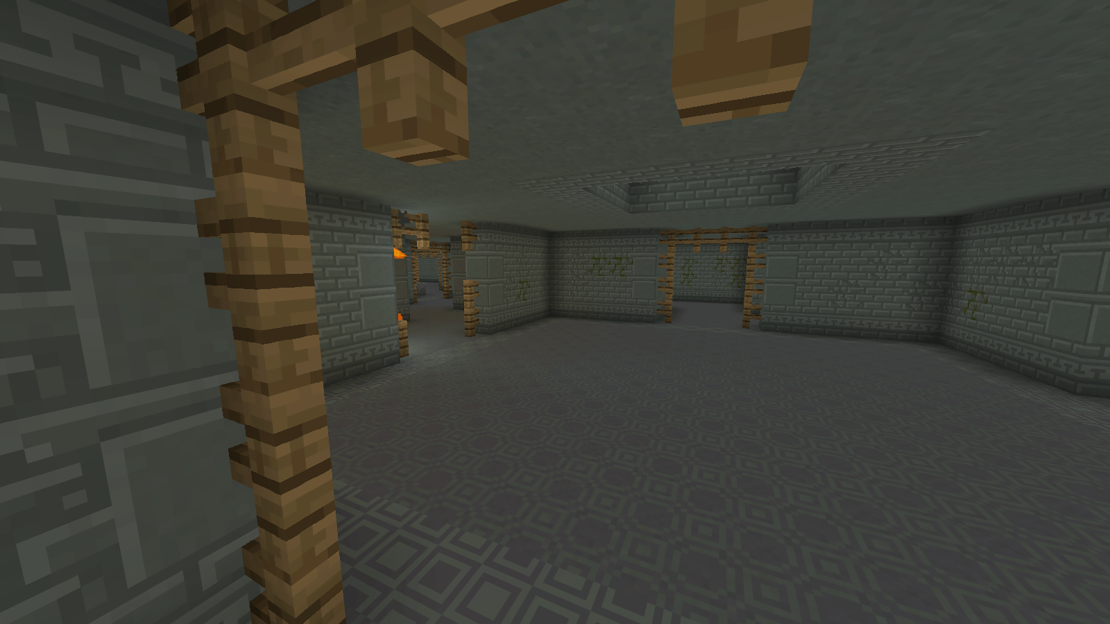 Inside a Minotaur labyrinth — night vision enabled
