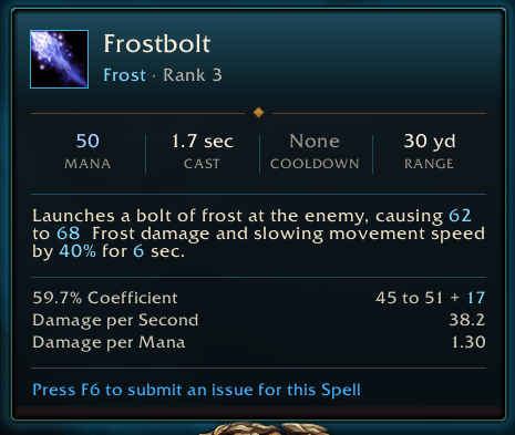 Spell tooltip example with Blizzard borders