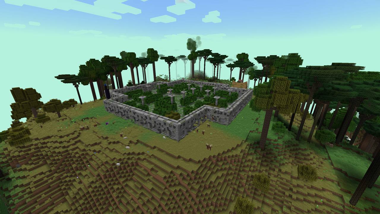 Naga courtyard in the Overworld