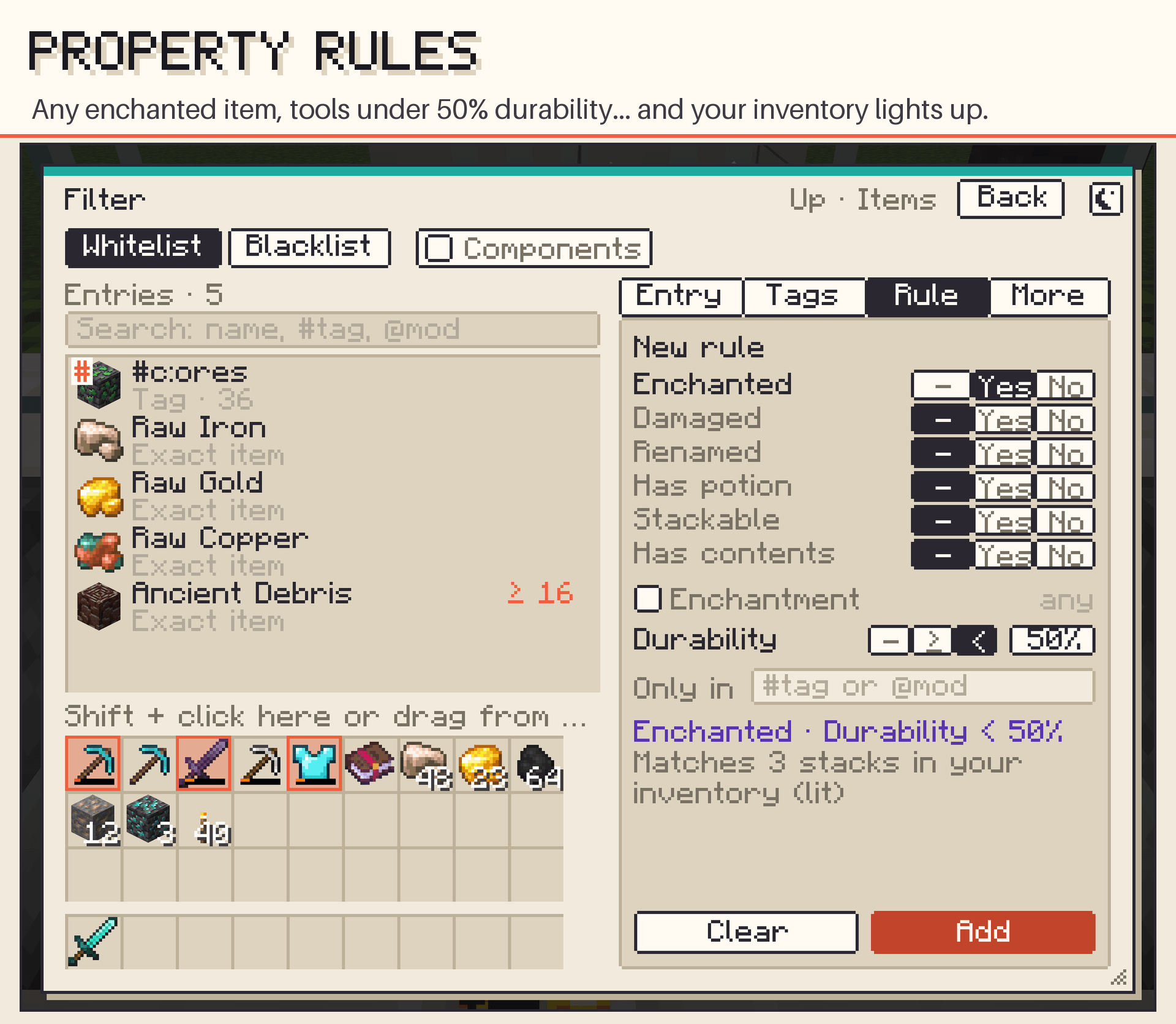 Property rules