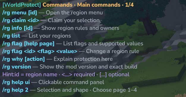 /rg help
