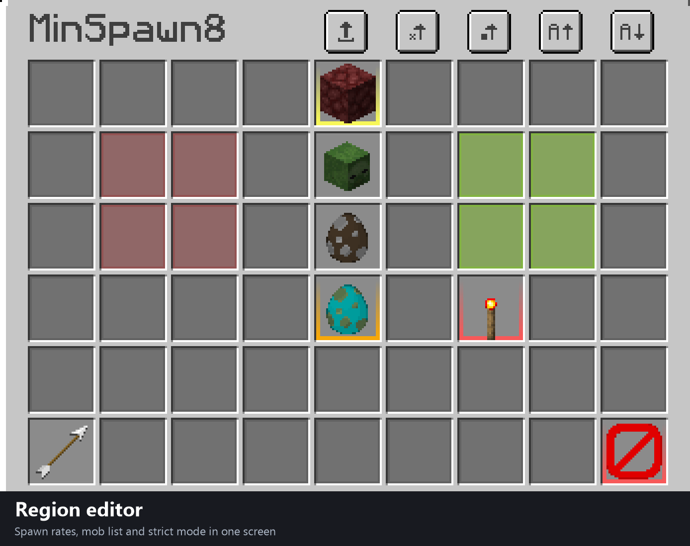 Region editor