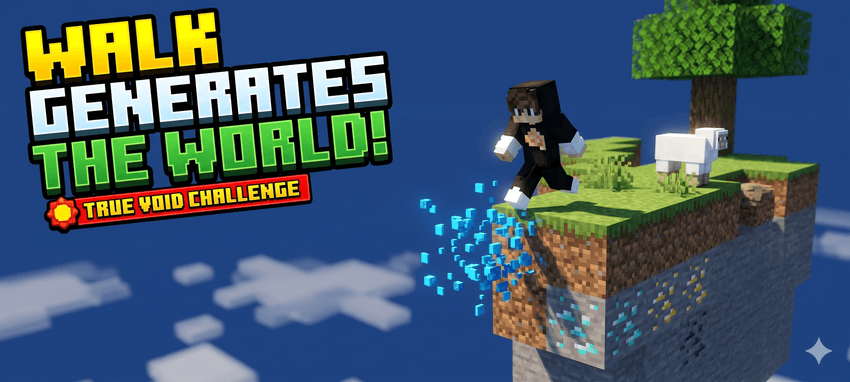 Walk To Generate The World | True Void Survival Challenge — screenshot 1