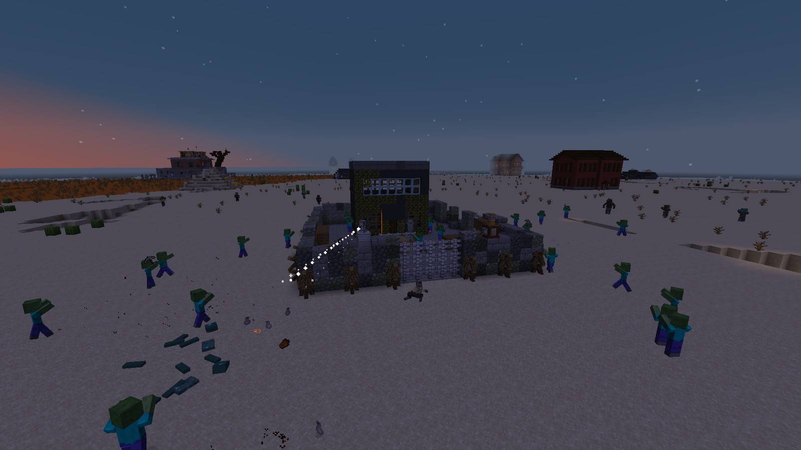 Thumbnail A Sentry on the wall cutting into the horde.