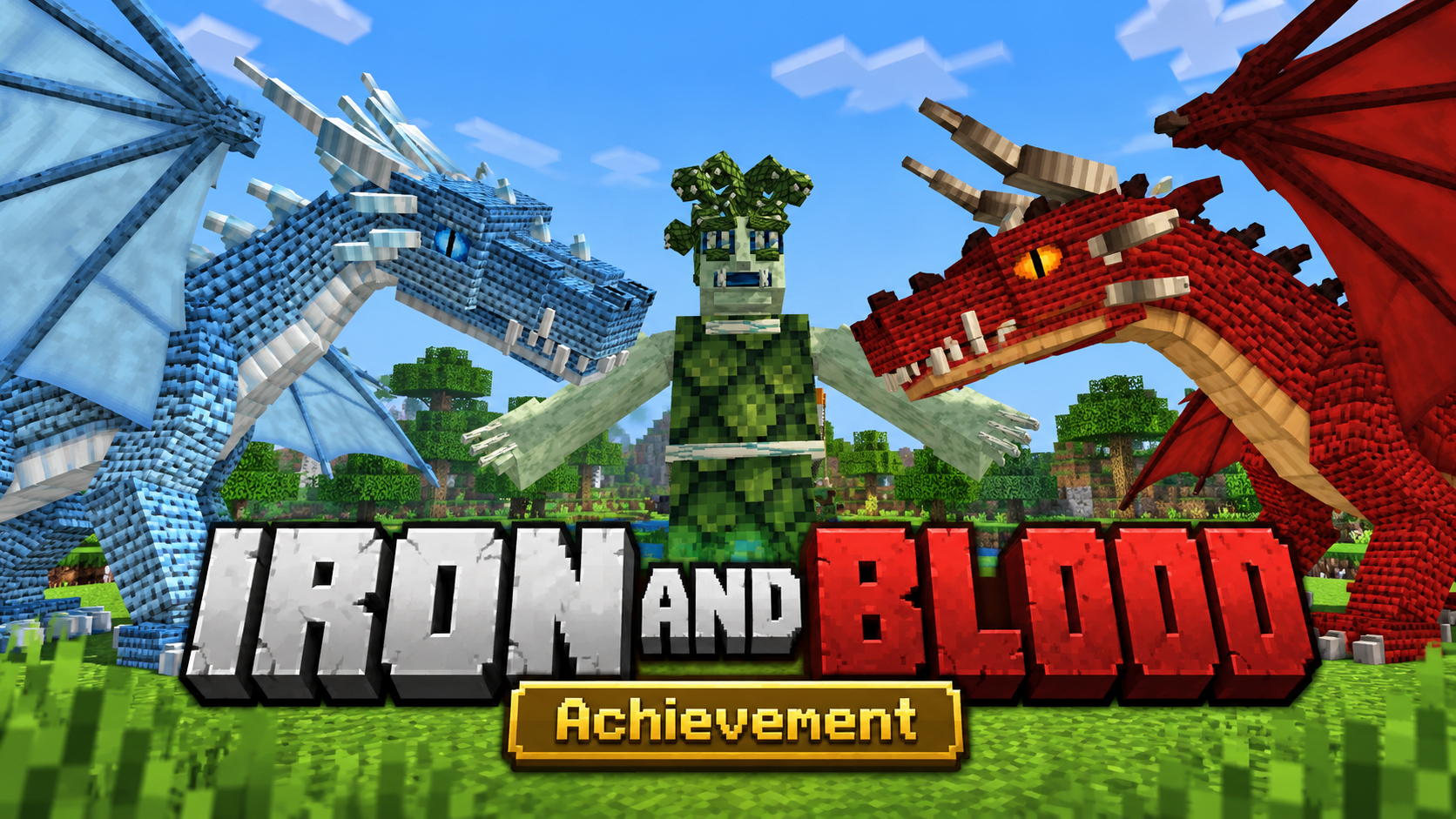 Iron And Blood [Achivement Friendly] | Minecraft PE Addons
